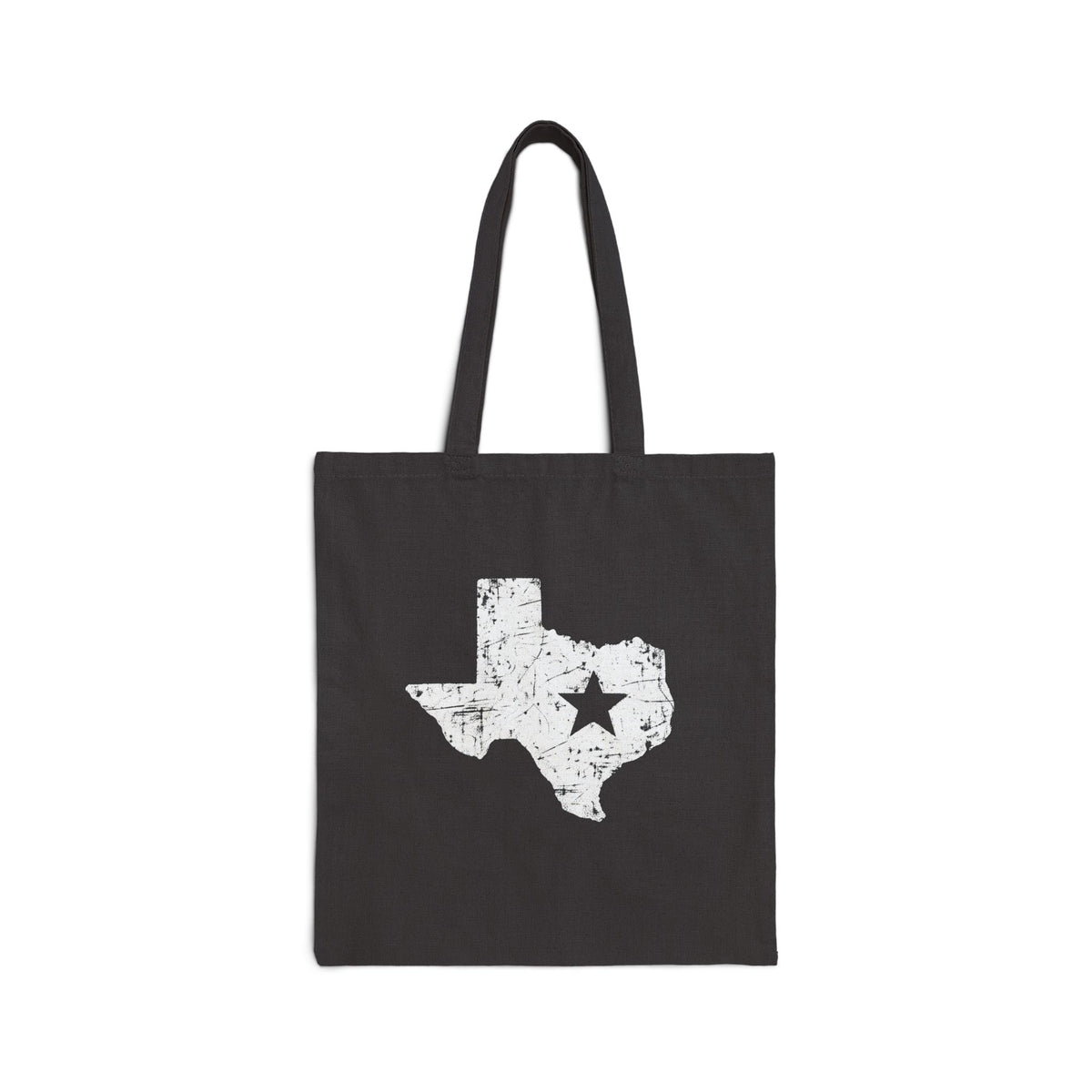Wild Heart Texas Soul Black Canvas Tote Bag