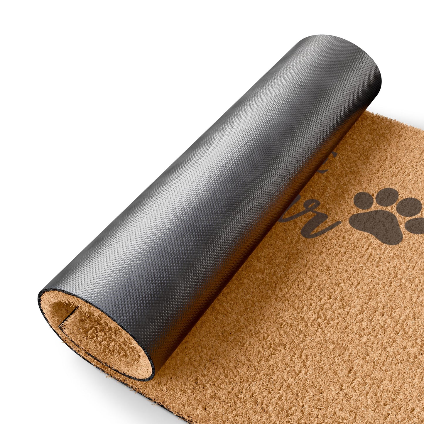 Please Wipe Your Paws Doormat – Pet Paw Print Coir Welcome Mat