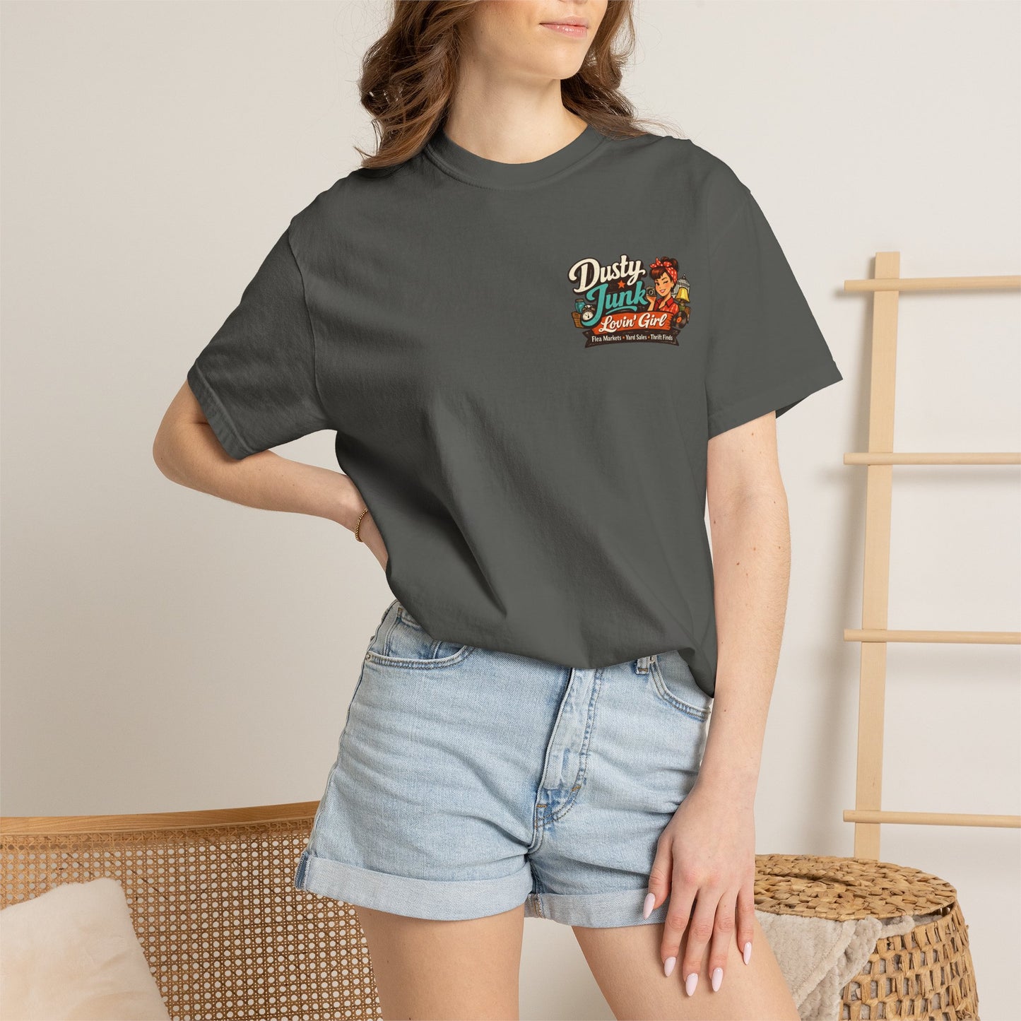 Vintage 'Dusty Junk Lovin' Girl' T-Shirt