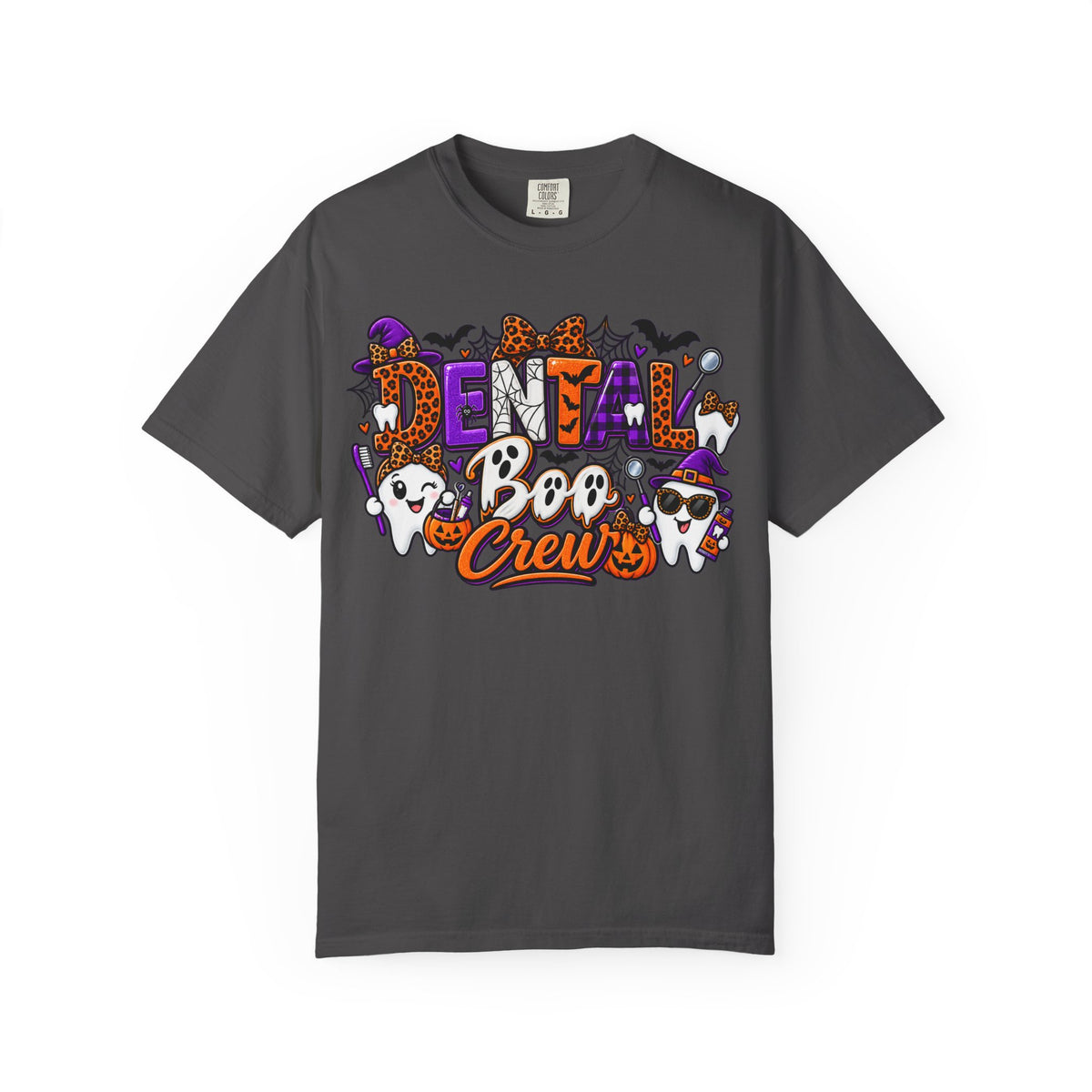 Dental Boo Crew T-Shirt — Halloween Cute Dental Hygienist Tee
