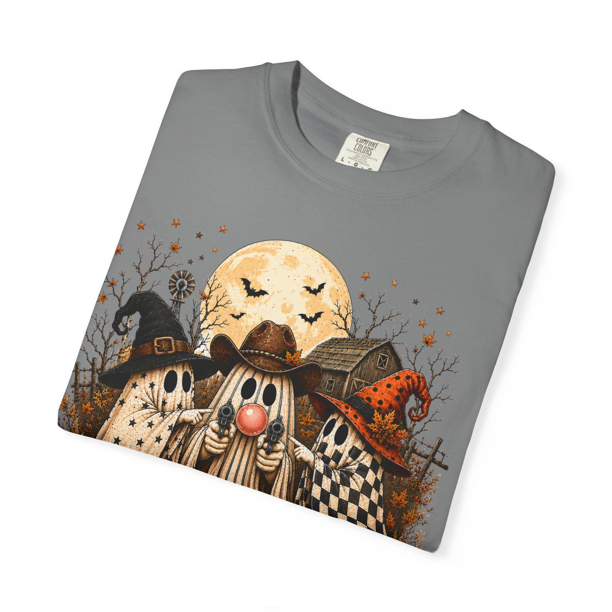 Halloween Gnome T-Shirt — Whimsical Pumpkin & Moon Fall Tee