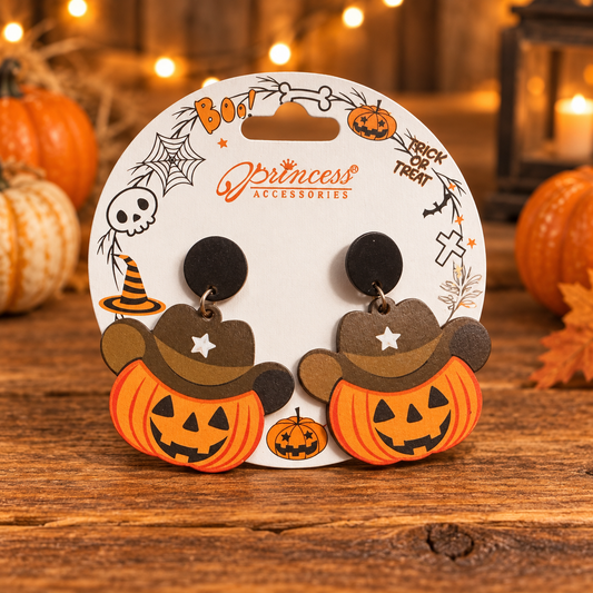 Western Halloween Acrylic Earrings