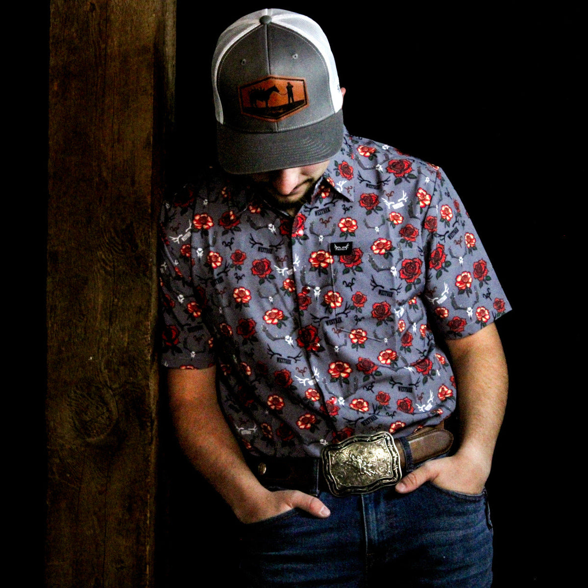 Rowdy Rose Men’s Western Pearl Snap Shirt by Westrek