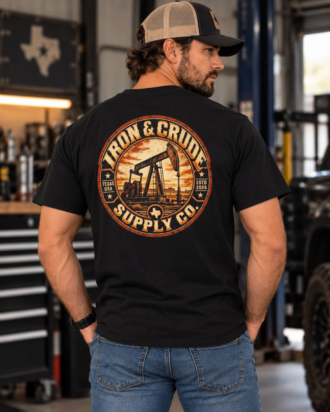 Iron & Crude Vintage Oilfield Tee | Comfort Colors 1717 – Embers of A ...