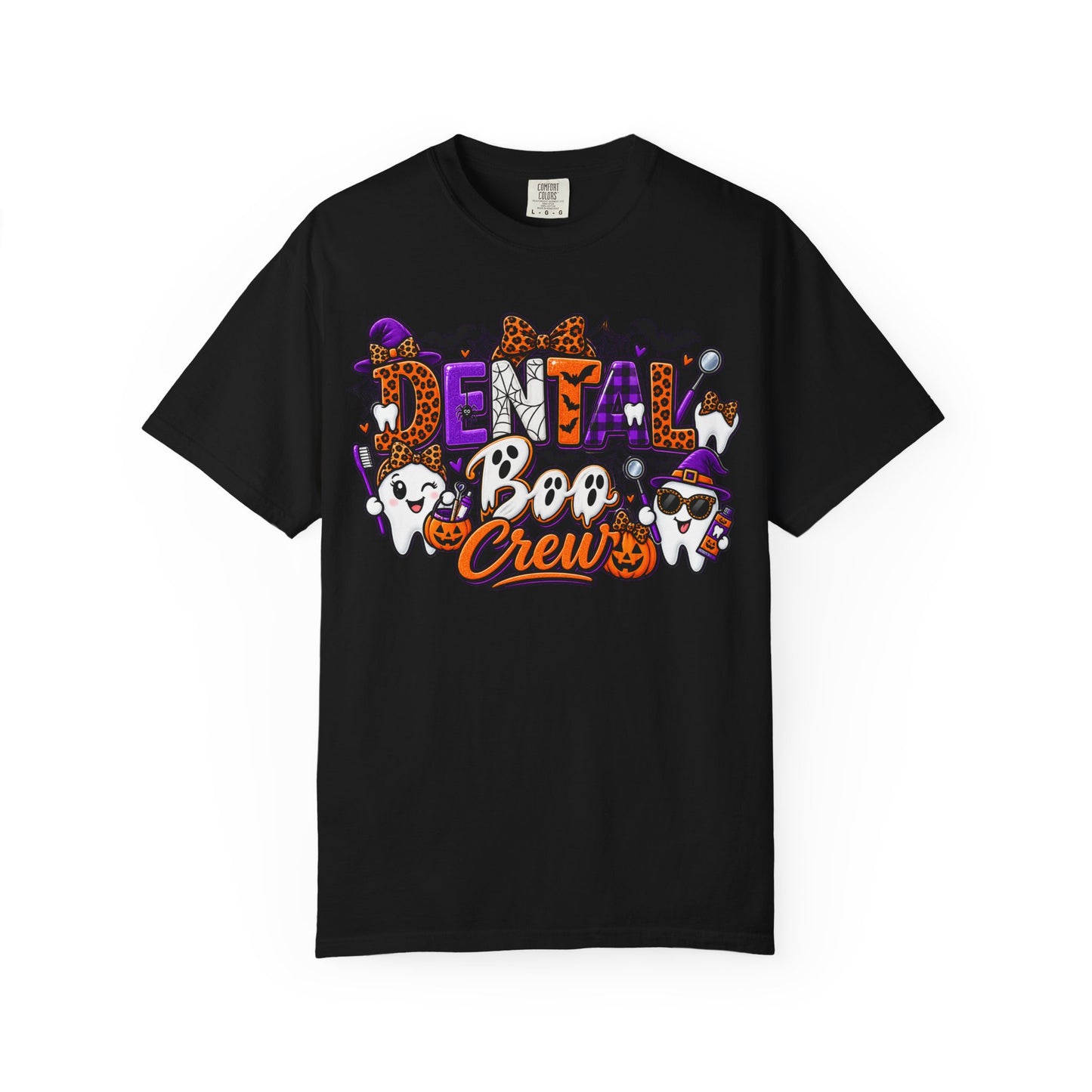 Dental Boo Crew T-Shirt — Halloween Cute Dental Hygienist Tee