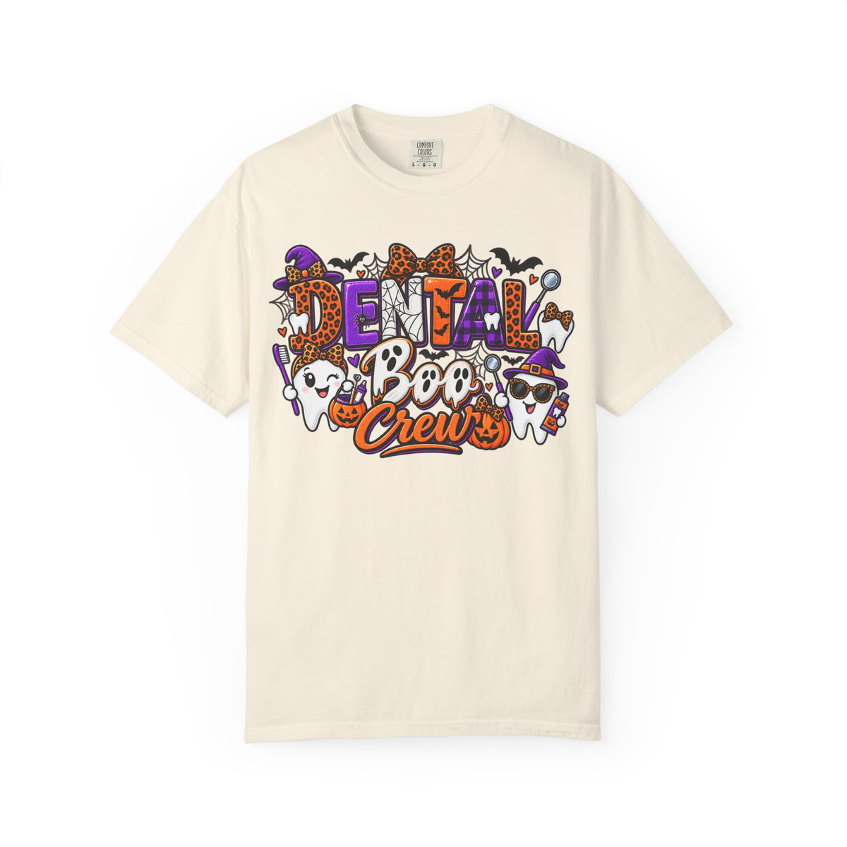 Dental Boo Crew T-Shirt — Halloween Cute Dental Hygienist Tee