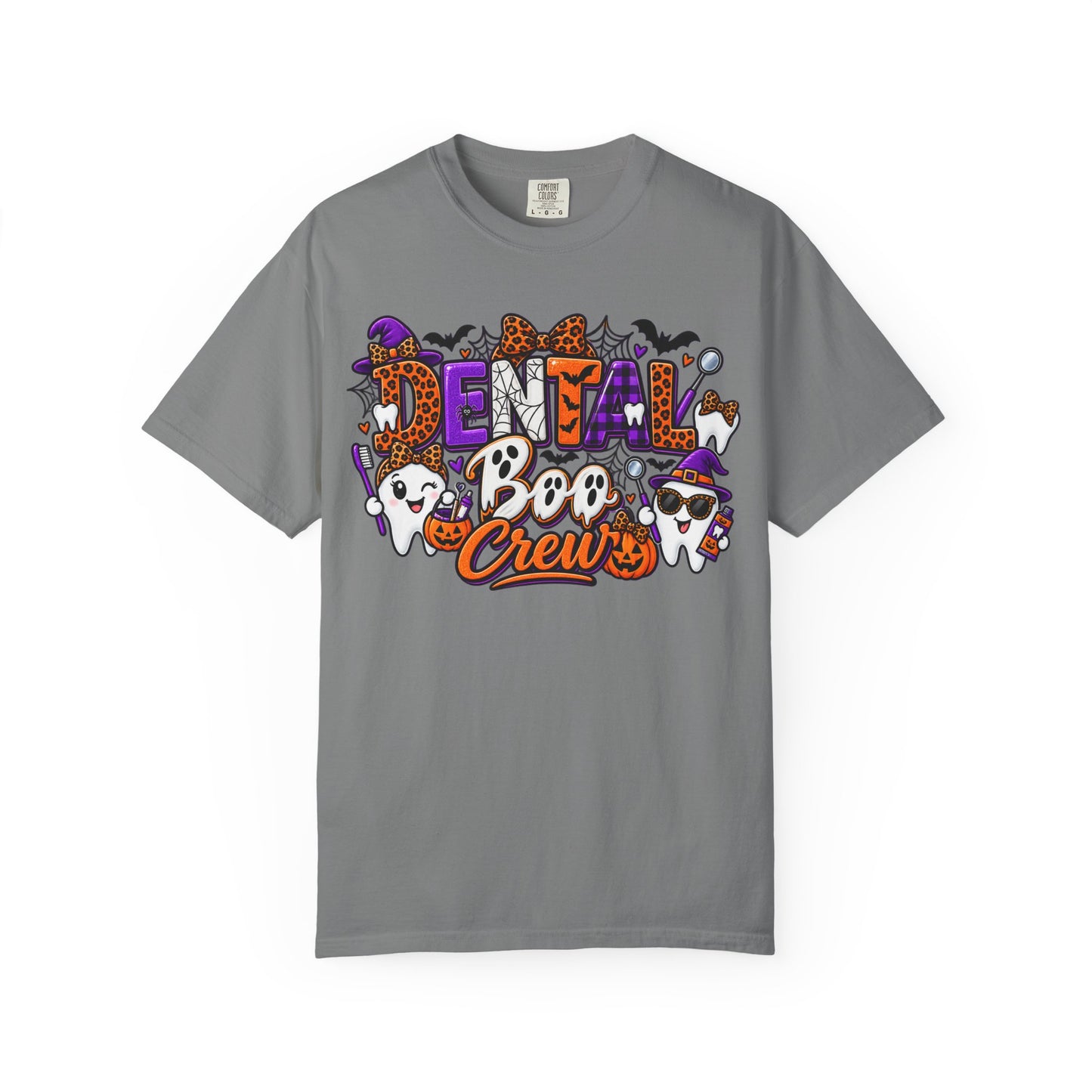Dental Boo Crew T-Shirt — Halloween Cute Dental Hygienist Tee