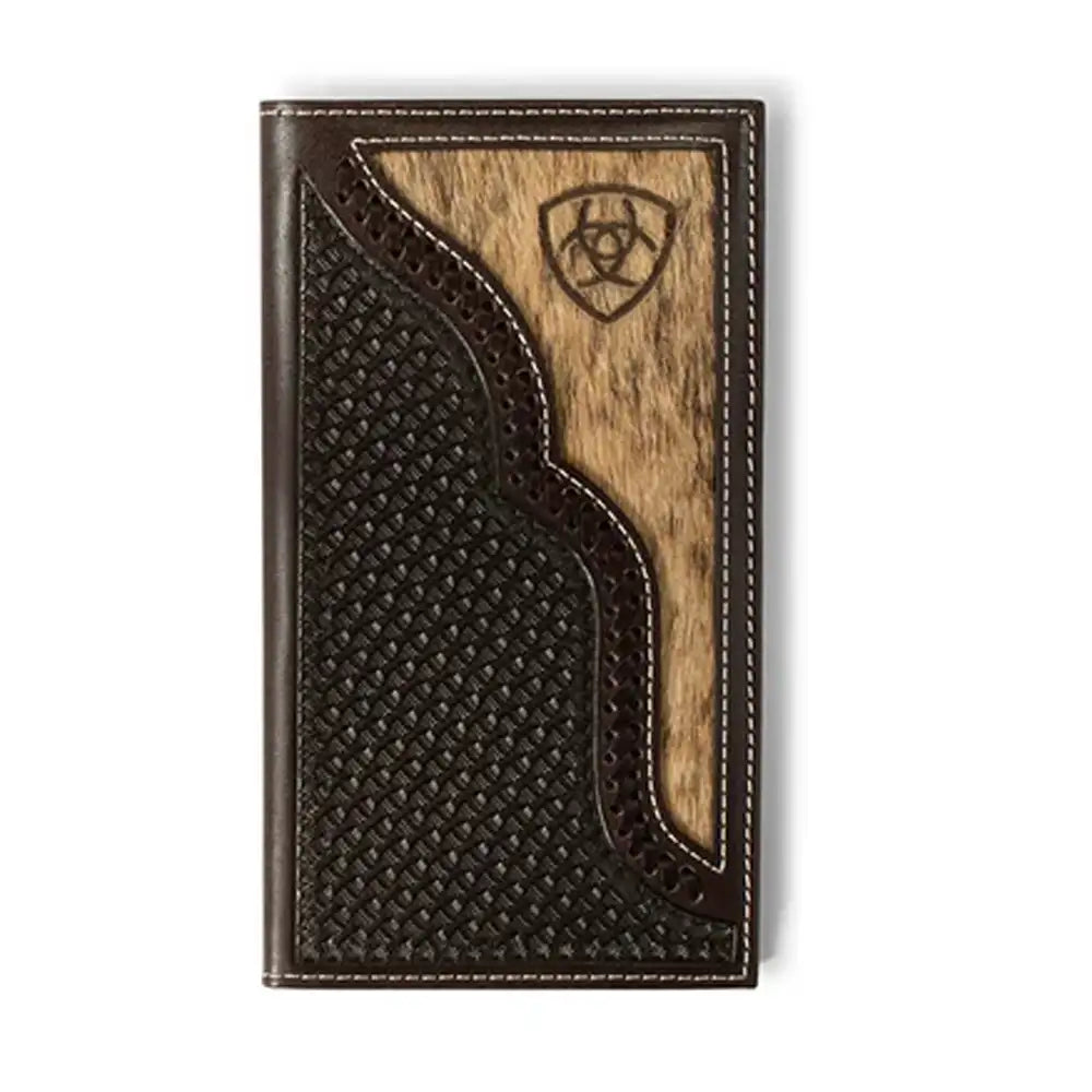 Ariat Men’s Brindle Calf Hair Rodeo Wallet