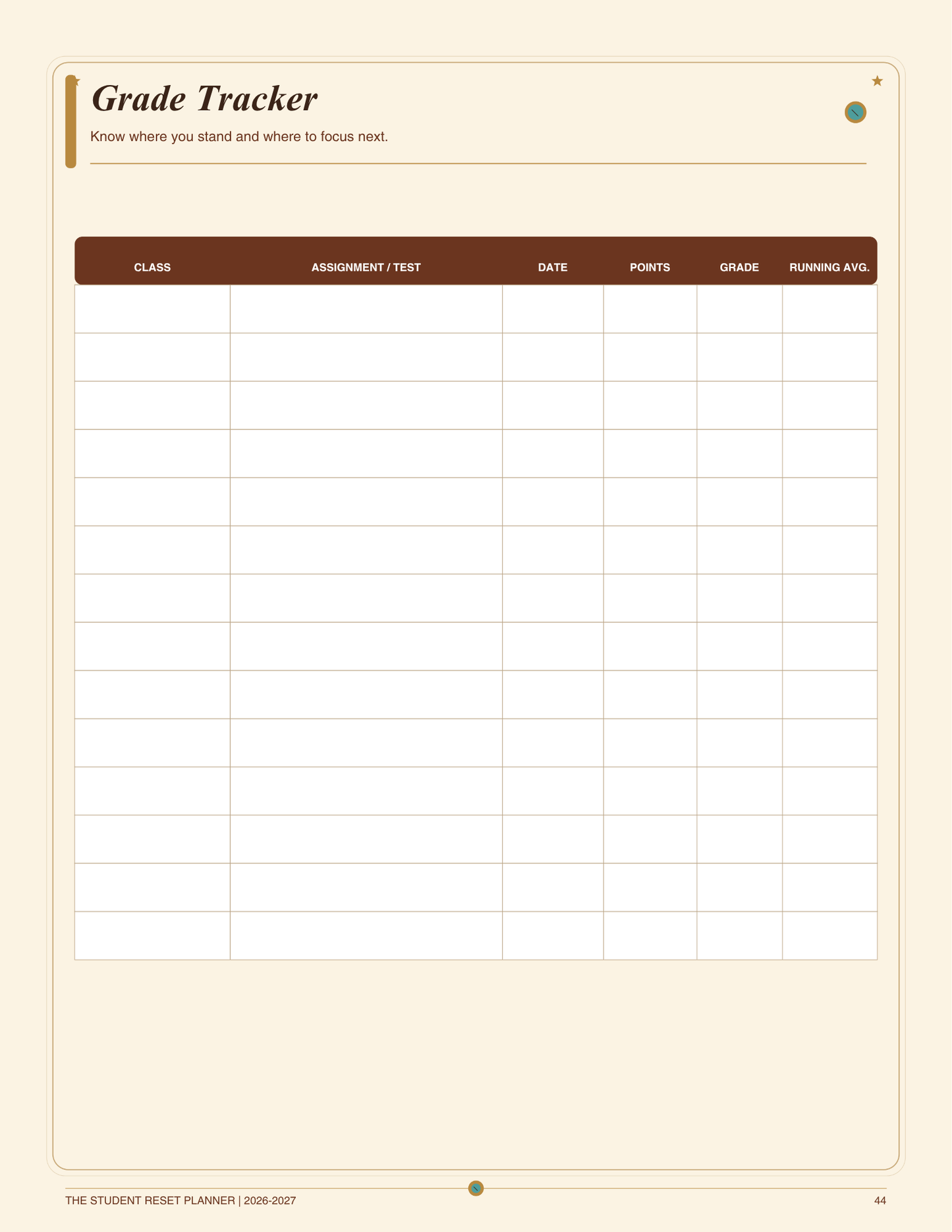 Boho Western Student Planner 2026–2027 | Digital Download