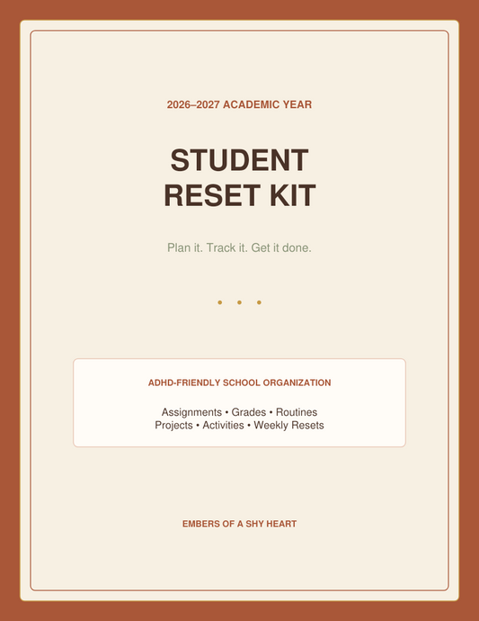 2026–2027 Student Reset Kit