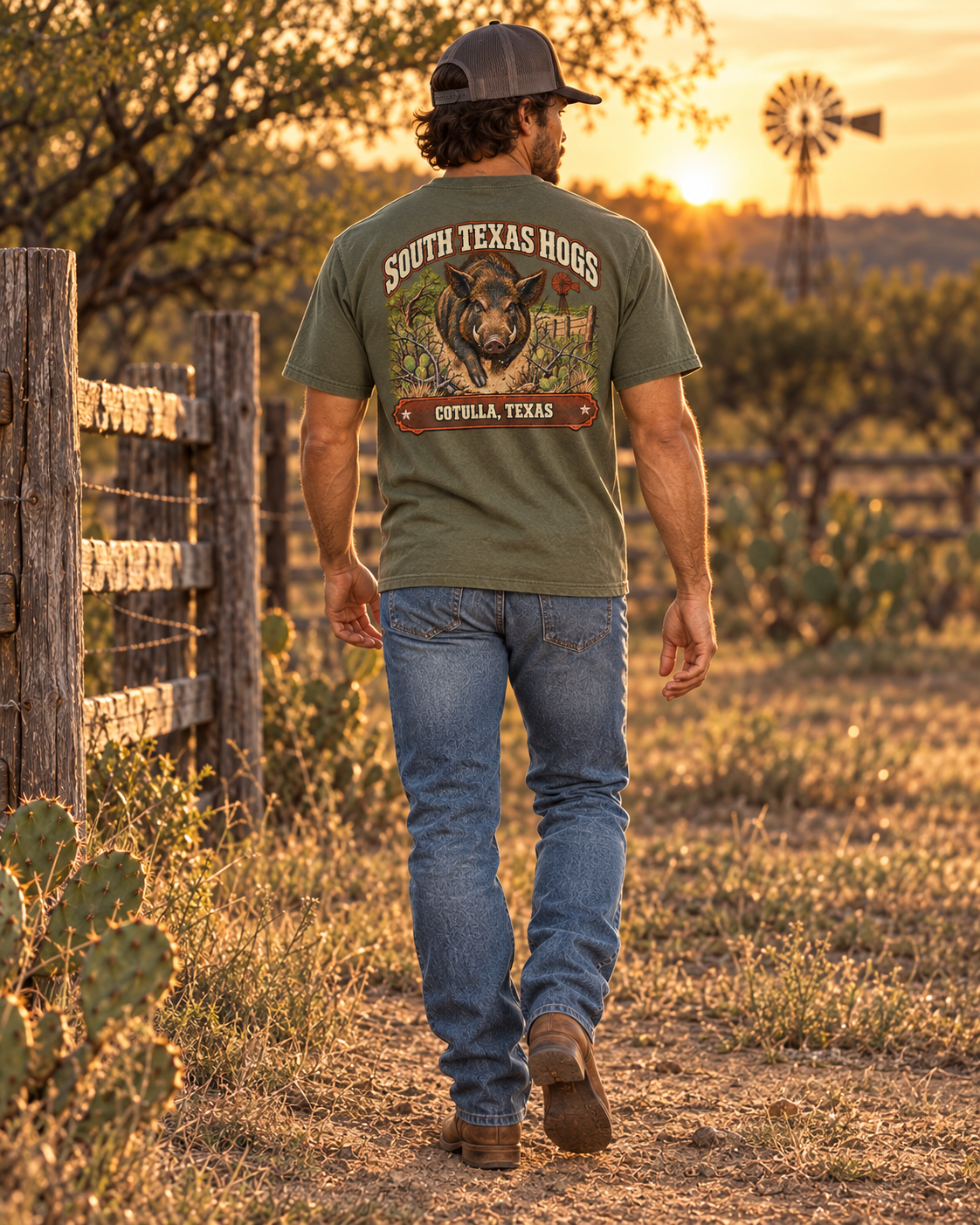 South Texas Hog Hunting T-Shirt | Embers Ranch Co.