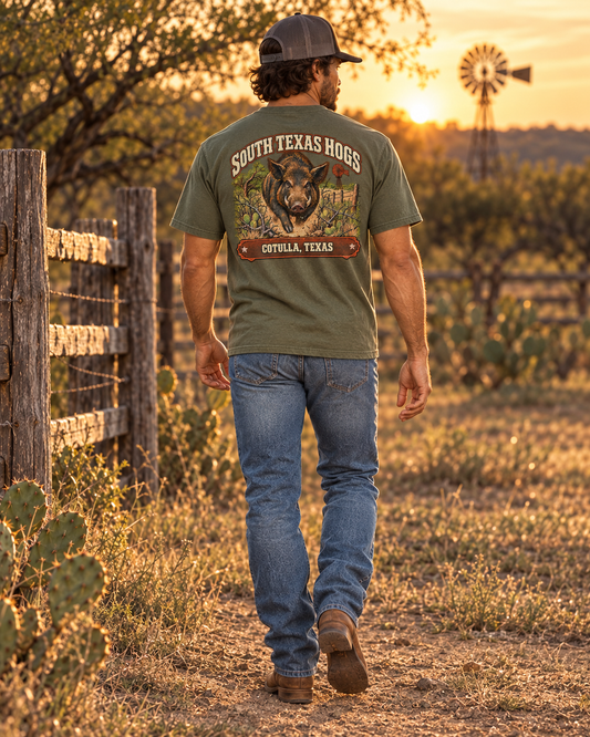 South Texas Hog Hunting T-Shirt | Embers Ranch Co.