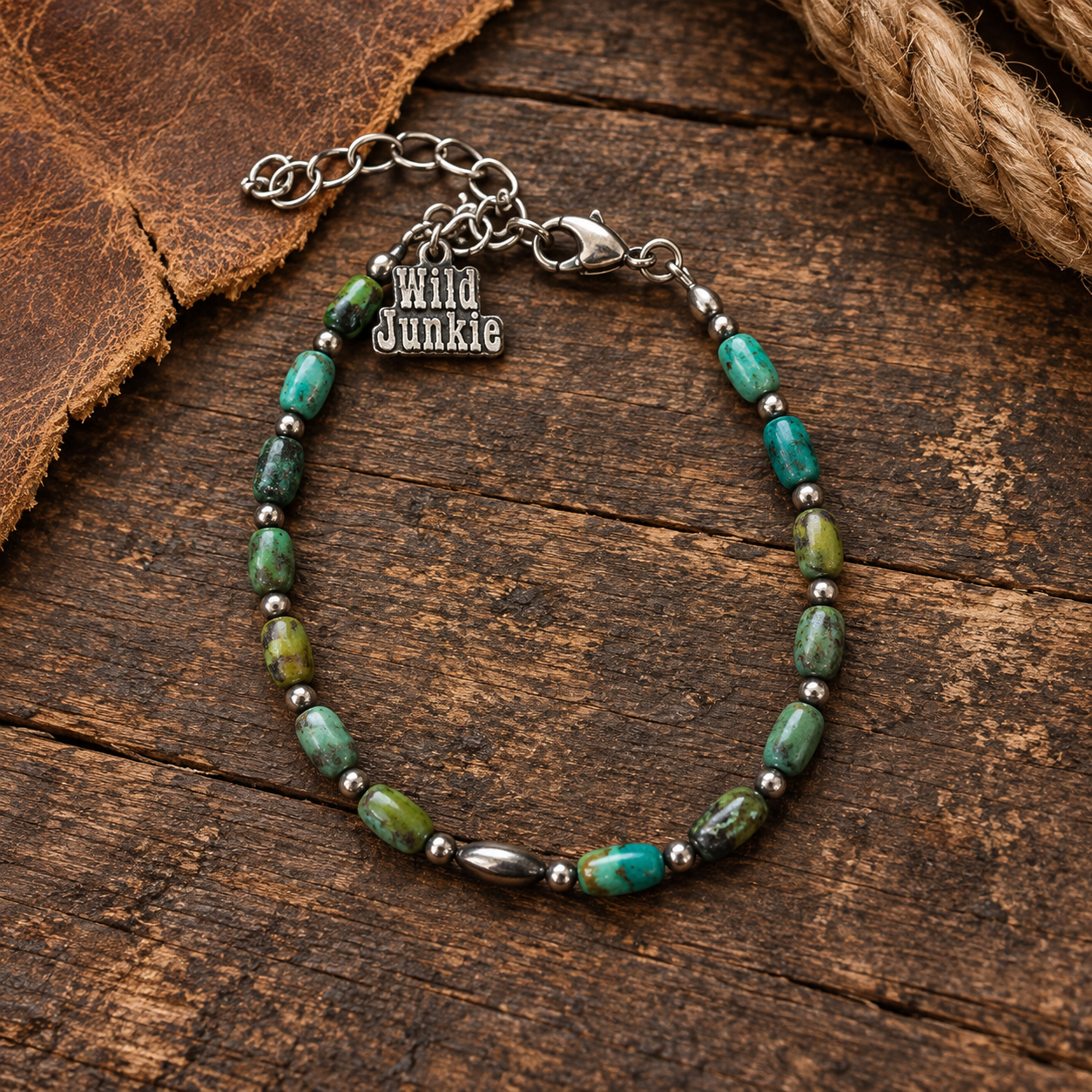 Sterling Silver & Turquoise Wild Spur Bracelet