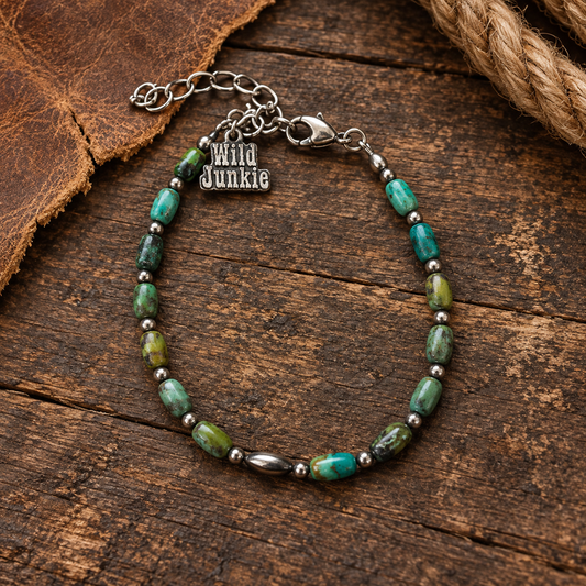 Sterling Silver & Turquoise Wild Spur Bracelet